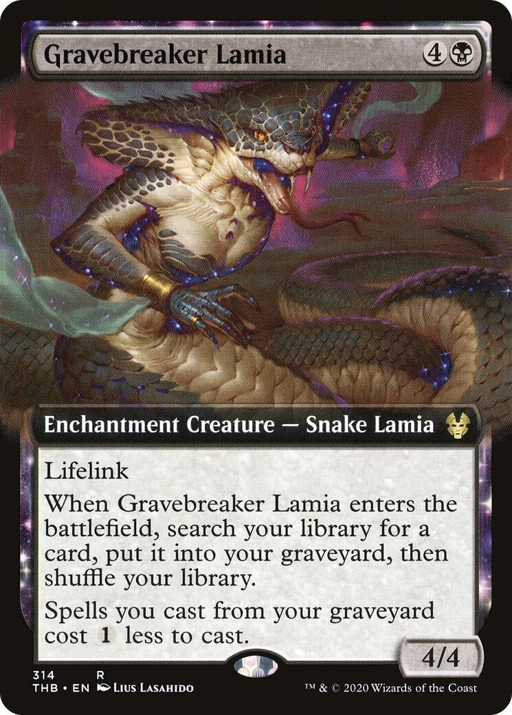 Gravebreaker Lamia (Extended Art) (314) (Theros Beyond Death)