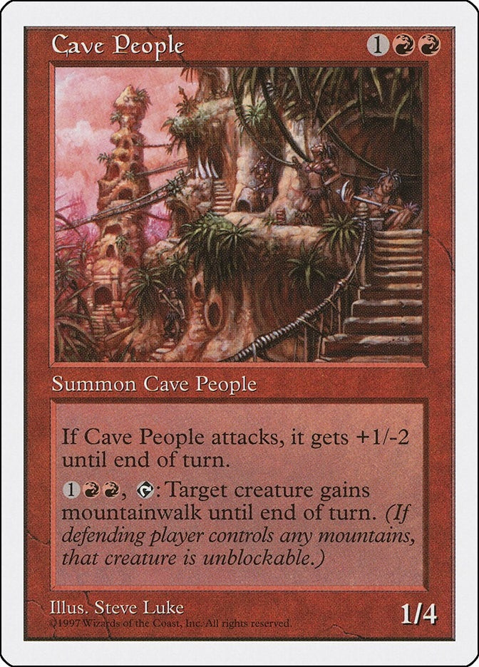 Image for Cave People (Fifth Edition) (5ED) - Magic: The Gathering