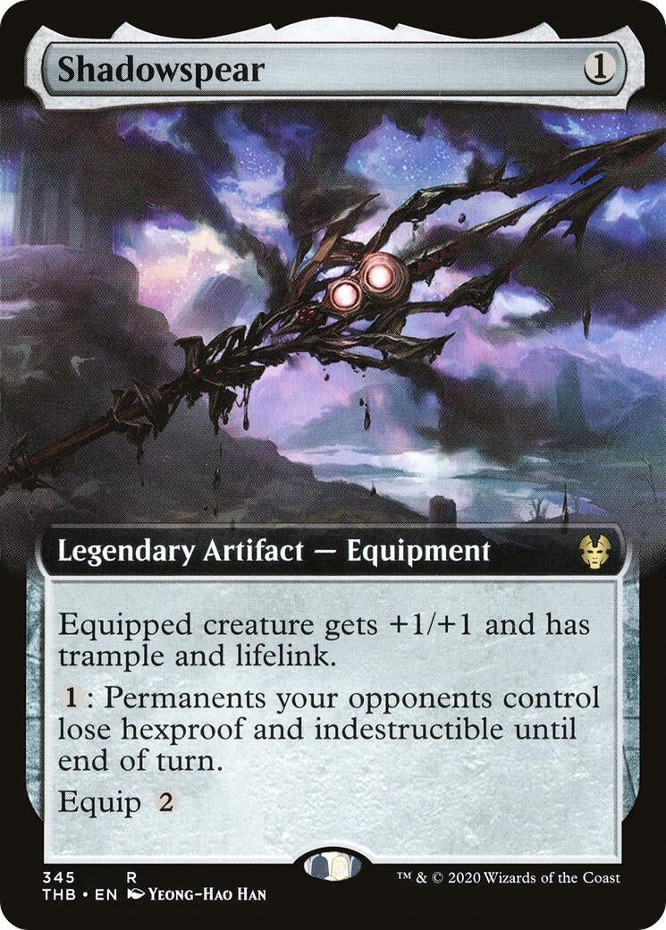 Shadowspear (Extended Art) (345) (Theros Beyond Death)