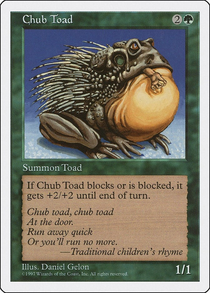Image for Chub Toad (Fifth Edition) (5ED) - Magic: The Gathering