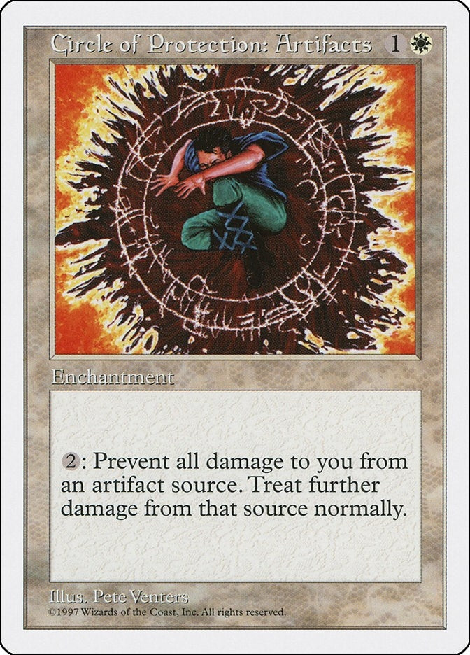 Image for Circle of Protection: Artifacts (Fifth Edition) (5ED) - Magic: The Gathering