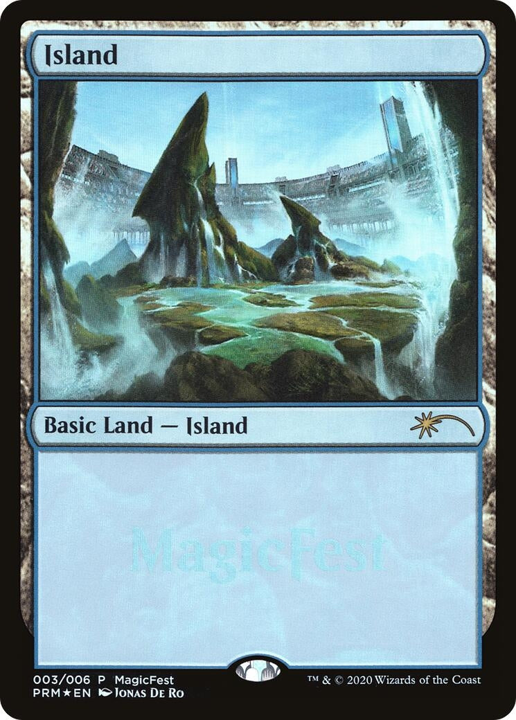 Image for Island (2020) (3) (MagicFest Cards) (MFP) - Magic: The Gathering