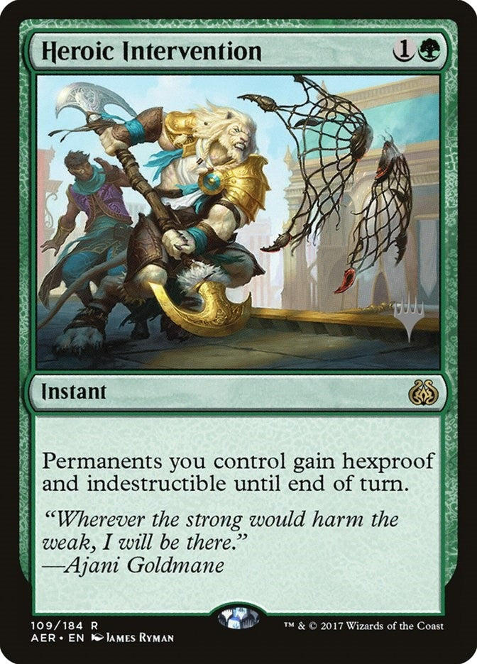 Image for Heroic Intervention (109) (Promo Pack: Theros Beyond Death) (PPTHB) - Magic: The Gathering