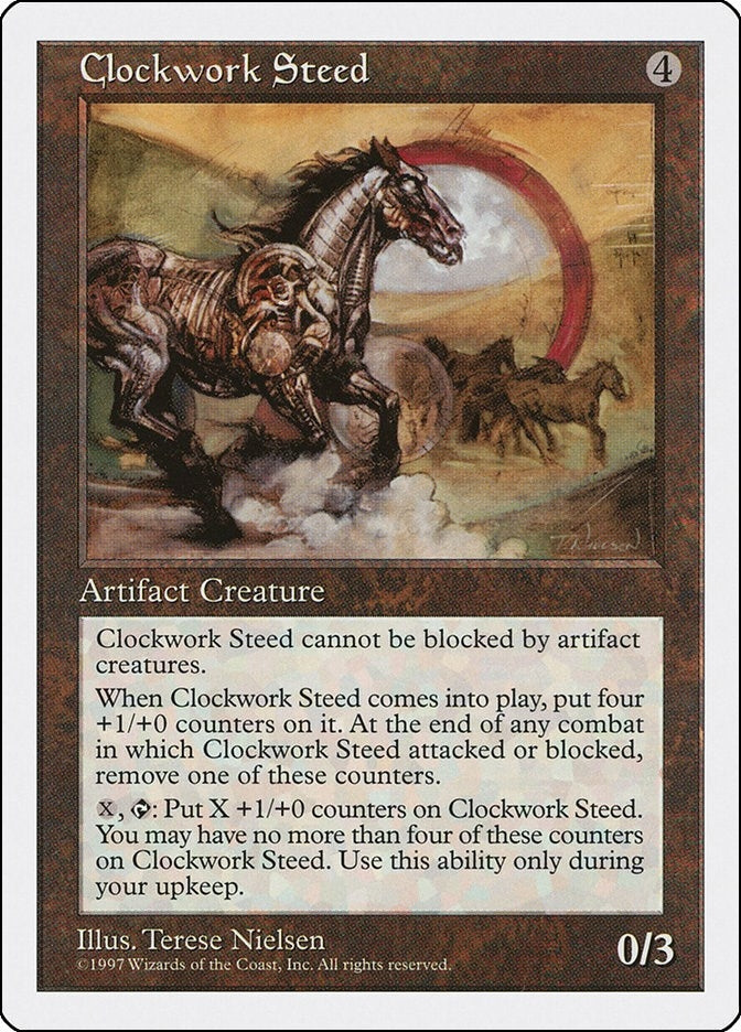 Image for Clockwork Steed (Fifth Edition) (5ED) - Magic: The Gathering