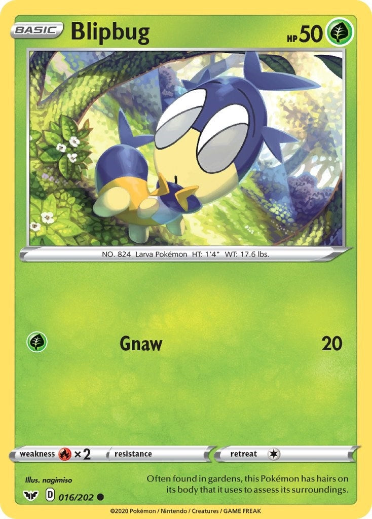 Image for Blipbug (016) (016/202) (SWSH01: Sword & Shield Base Set) - Pokemon