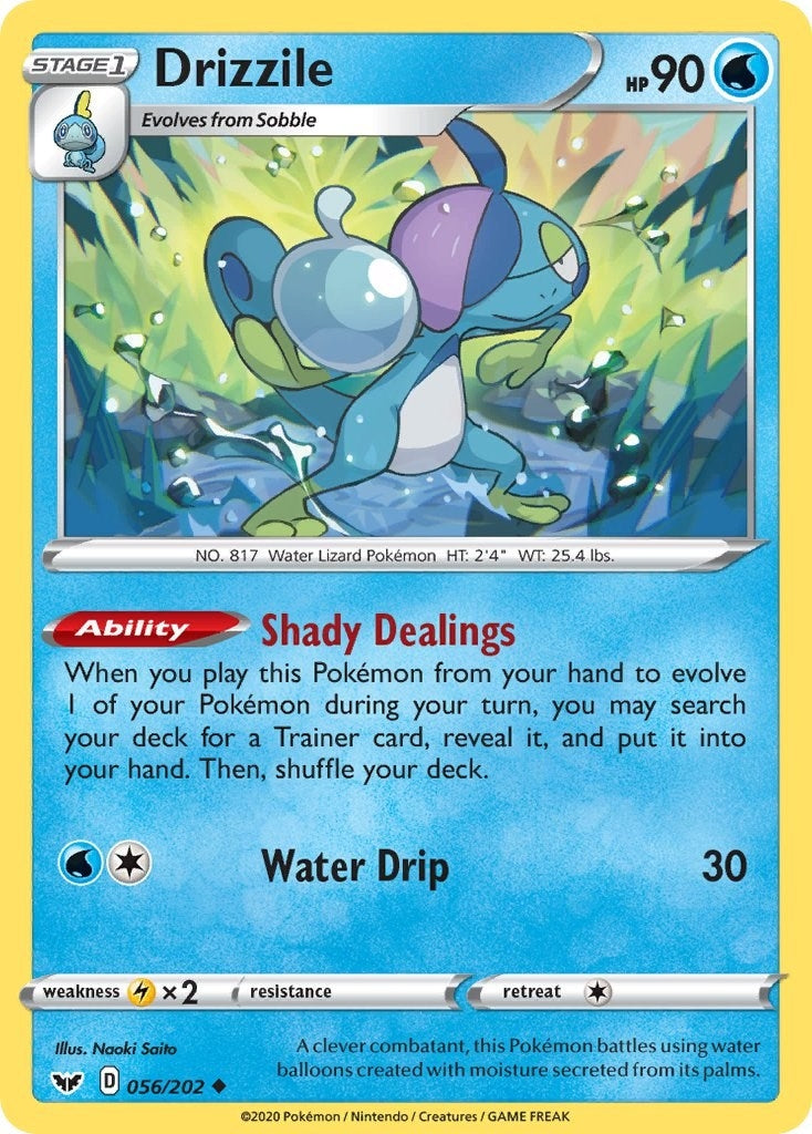 Image for Drizzile (056) (056/202) (SWSH01: Sword & Shield Base Set) - Pokemon