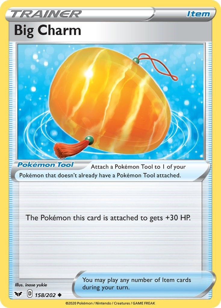 Image for Big Charm (158/202) (SWSH01: Sword & Shield Base Set) - Pokemon