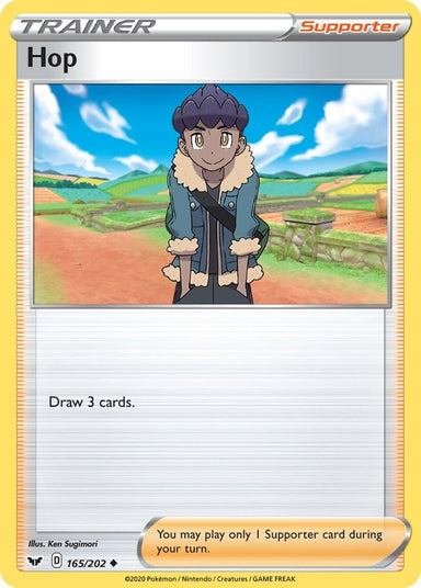 Image for Hop (165/202) (SWSH01: Sword & Shield Base Set) - Pokemon