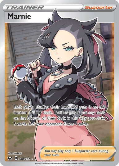Image for Marnie (Full Art) (200/202) (SWSH01: Sword & Shield Base Set) - Pokemon
