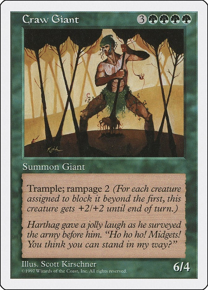 Image for Craw Giant (Fifth Edition) (5ED) - Magic: The Gathering