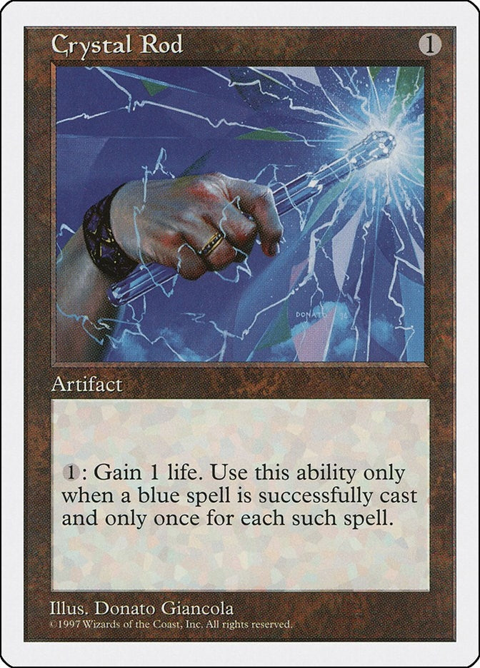 Image for Crystal Rod (Fifth Edition) (5ED) - Magic: The Gathering