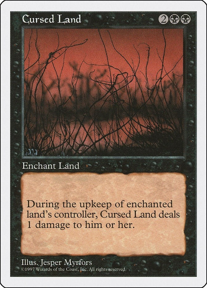 Image for Cursed Land (Fifth Edition) (5ED) - Magic: The Gathering