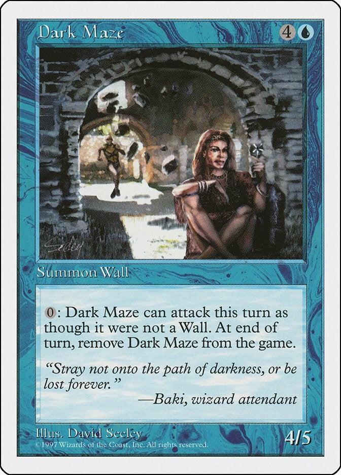 Image for Dark Maze (Fifth Edition) (5ED) - Magic: The Gathering