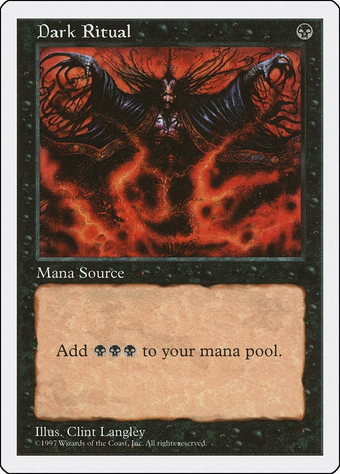 Image for Dark Ritual (Fifth Edition) (5ED) - Magic: The Gathering