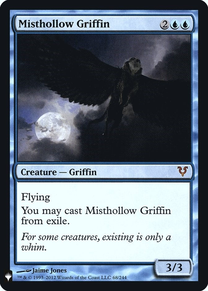 Misthollow Griffin (68) (The List Reprints)