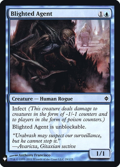 Image for Blighted Agent (29) (LIST) - Magic: The Gathering