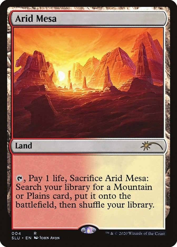 Image for Arid Mesa (4) (Secret Lair Series) (SLU) - Magic: The Gathering
