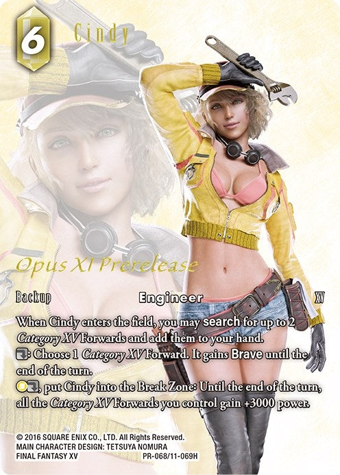 Image for Cindy (Prerelease Promo) (PR-068/11-069H) (PR) - Final Fantasy TCG