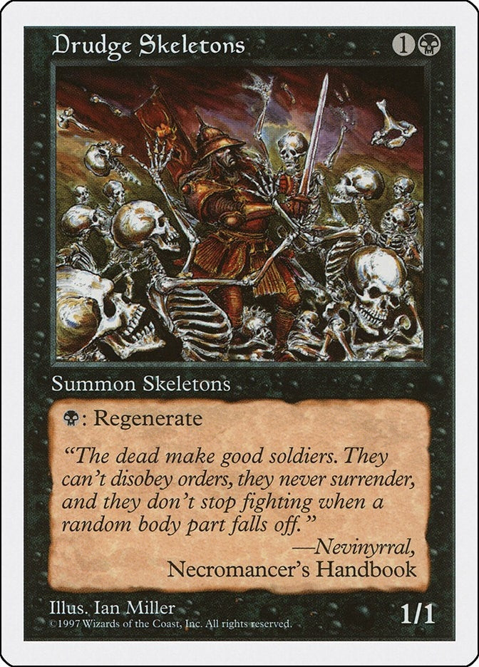 Image for Drudge Skeletons (Fifth Edition) (5ED) - Magic: The Gathering