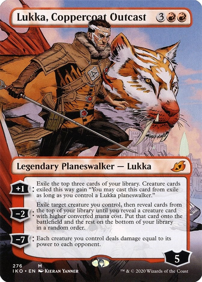 Image for Lukka, Coppercoat Outcast (Borderless) (276) (Ikoria: Lair of Behemoths) (IKO) - Magic: The Gathering