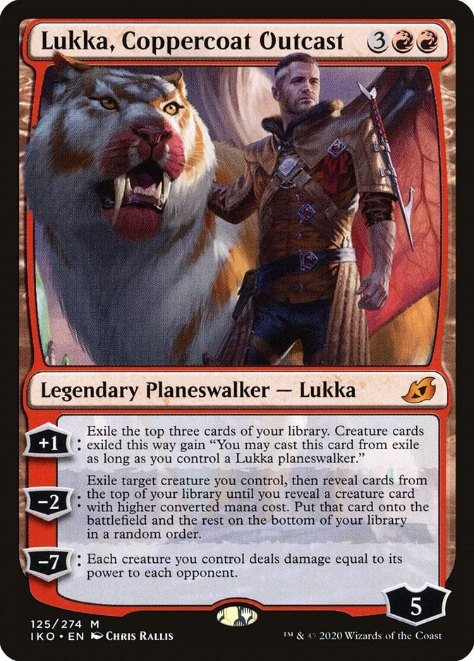 Image for Lukka, Coppercoat Outcast (125) (Ikoria: Lair of Behemoths) (IKO) - Magic: The Gathering