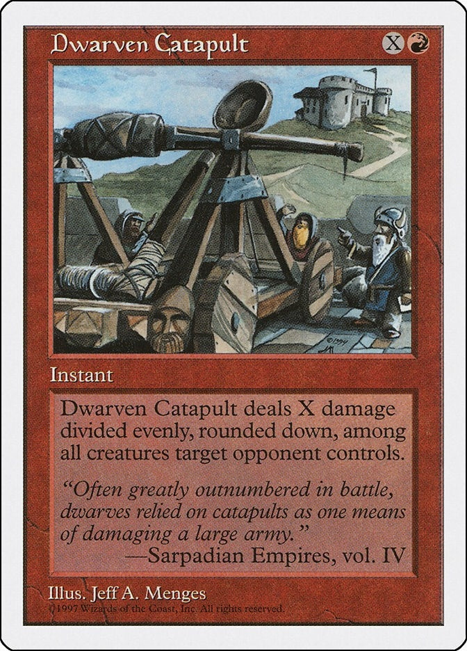 Image for Dwarven Catapult (Fifth Edition) (5ED) - Magic: The Gathering