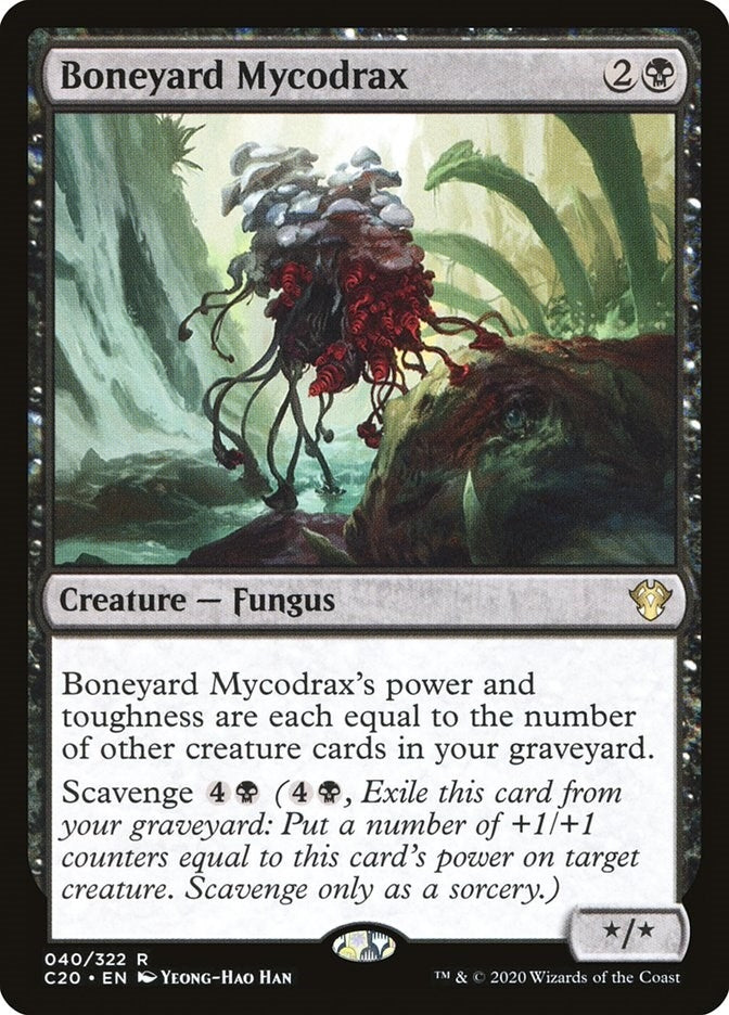 Image for Boneyard Mycodrax (40) (Commander 2020) (C20) - Magic: The Gathering