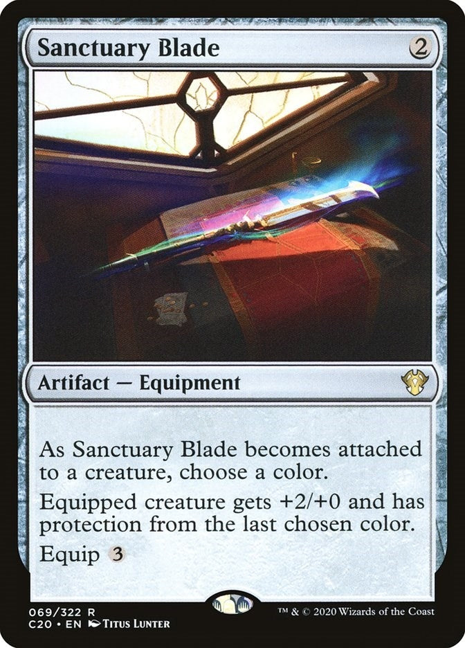 Image for Sanctuary Blade (69) (Commander 2020) (C20) - Magic: The Gathering