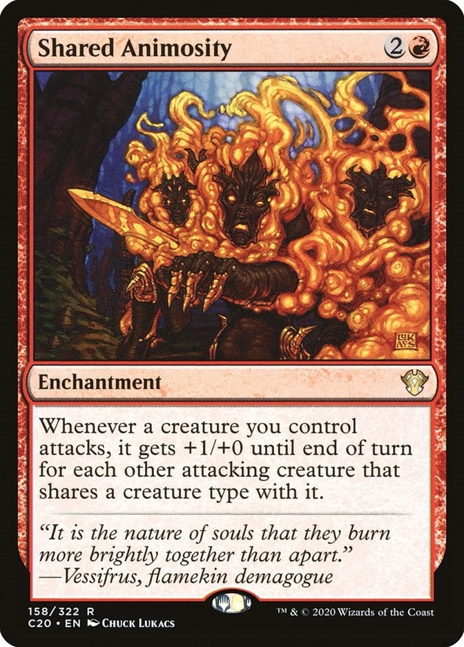 Image for Shared Animosity (158) (Commander 2020) (C20) - Magic: The Gathering