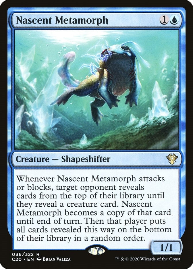 Image for Nascent Metamorph (36) (Commander 2020) (C20) - Magic: The Gathering