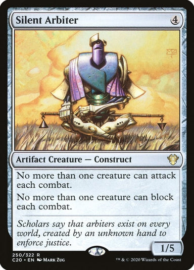 Image for Silent Arbiter (250) (Commander 2020) (C20) - Magic: The Gathering