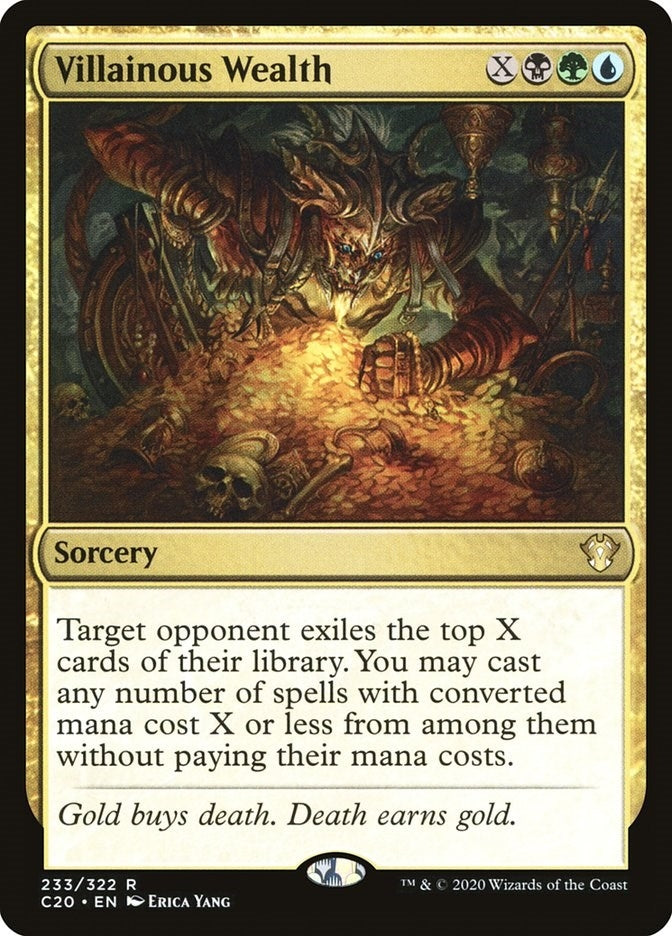 Image for Villainous Wealth (233) (Commander 2020) (C20) - Magic: The Gathering