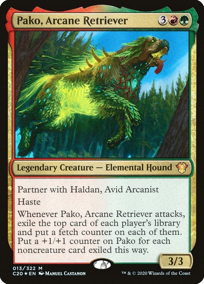 Image for Pako, Arcane Retriever (13) (Commander 2020) (C20) - Magic: The Gathering