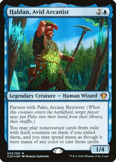 Image for Haldan, Avid Arcanist (2) (Commander 2020) (C20) - Magic: The Gathering