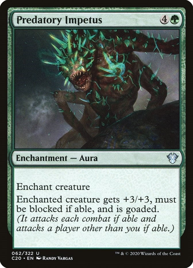 Image for Predatory Impetus (62) (Commander 2020) (C20) - Magic: The Gathering