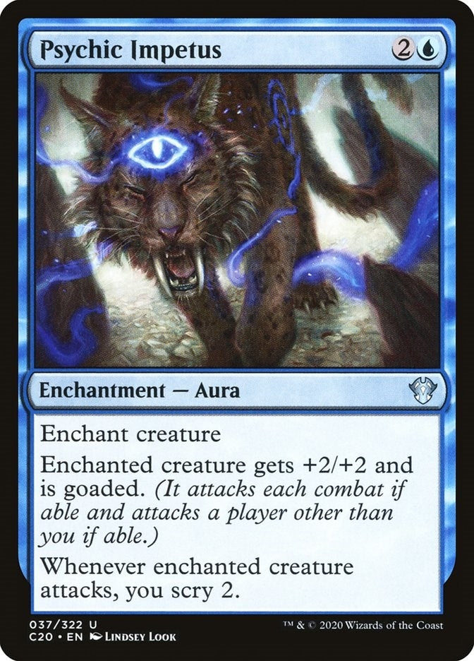 Image for Psychic Impetus (37) (Commander 2020) (C20) - Magic: The Gathering