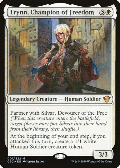 Image for Trynn, Champion of Freedom (1) (Commander 2020) (C20) - Magic: The Gathering