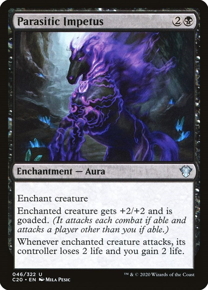 Image for Parasitic Impetus (46) (Commander 2020) (C20) - Magic: The Gathering