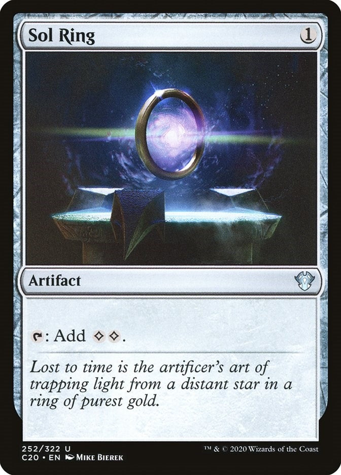 Image for Sol Ring (252) (Commander 2020) (C20) - Magic: The Gathering