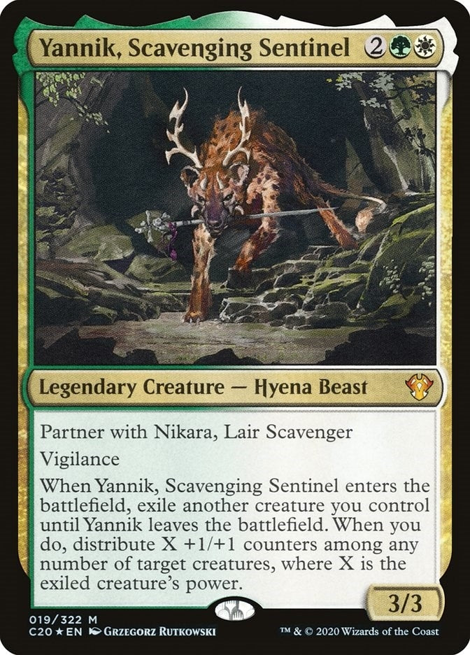 Image for Yannik, Scavenging Sentinel (19) (Commander 2020) (C20) - Magic: The Gathering