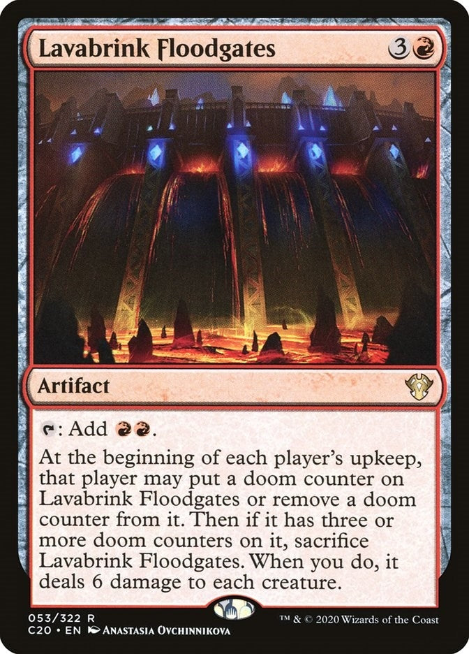 Image for Lavabrink Floodgates (53) (Commander 2020) (C20) - Magic: The Gathering