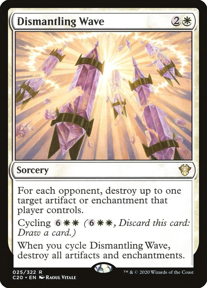 Image for Dismantling Wave (25) (Commander 2020) (C20) - Magic: The Gathering