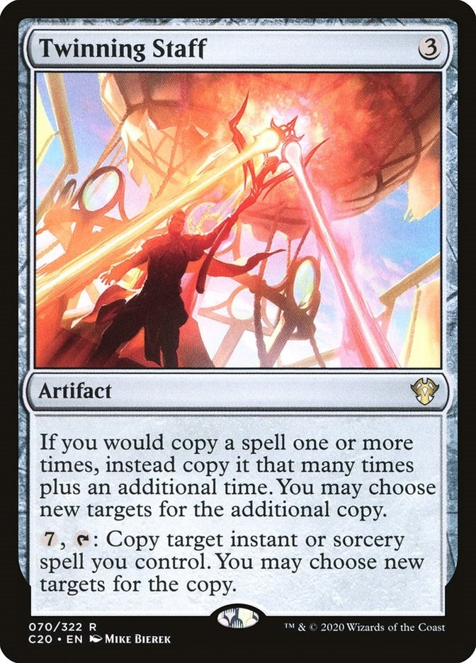 Image for Twinning Staff (70) (Commander 2020) (C20) - Magic: The Gathering