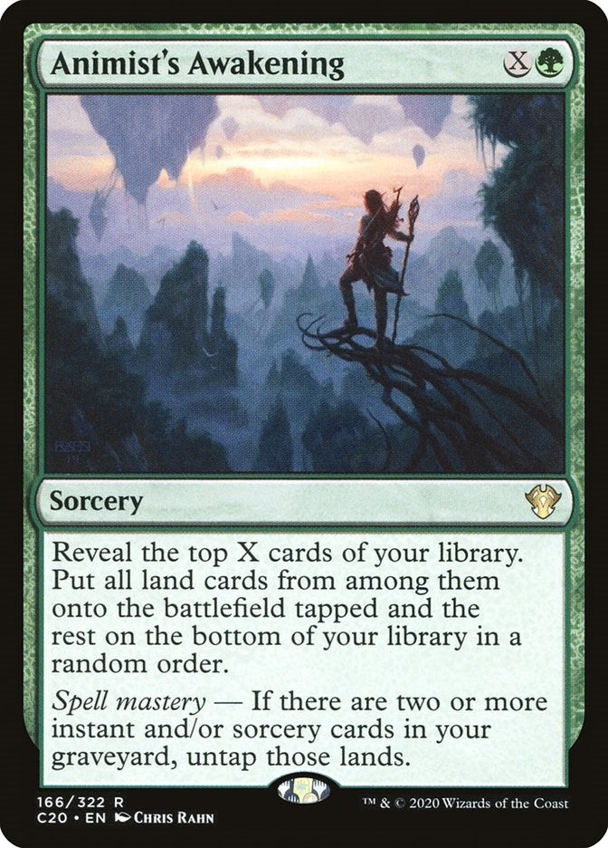 Image for Animist's Awakening (166) (Commander 2020) (C20) - Magic: The Gathering