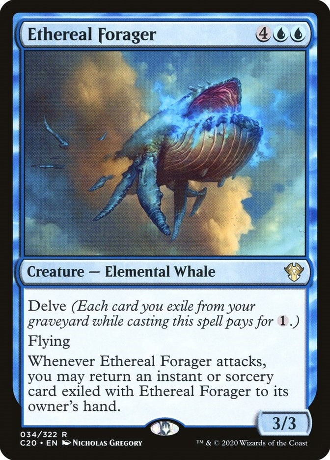 Image for Ethereal Forager (34) (Commander 2020) (C20) - Magic: The Gathering