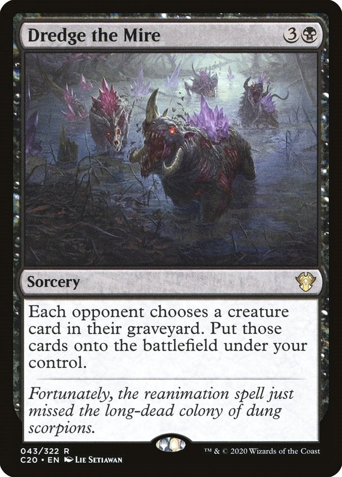 Image for Dredge the Mire (43) (Commander 2020) (C20) - Magic: The Gathering