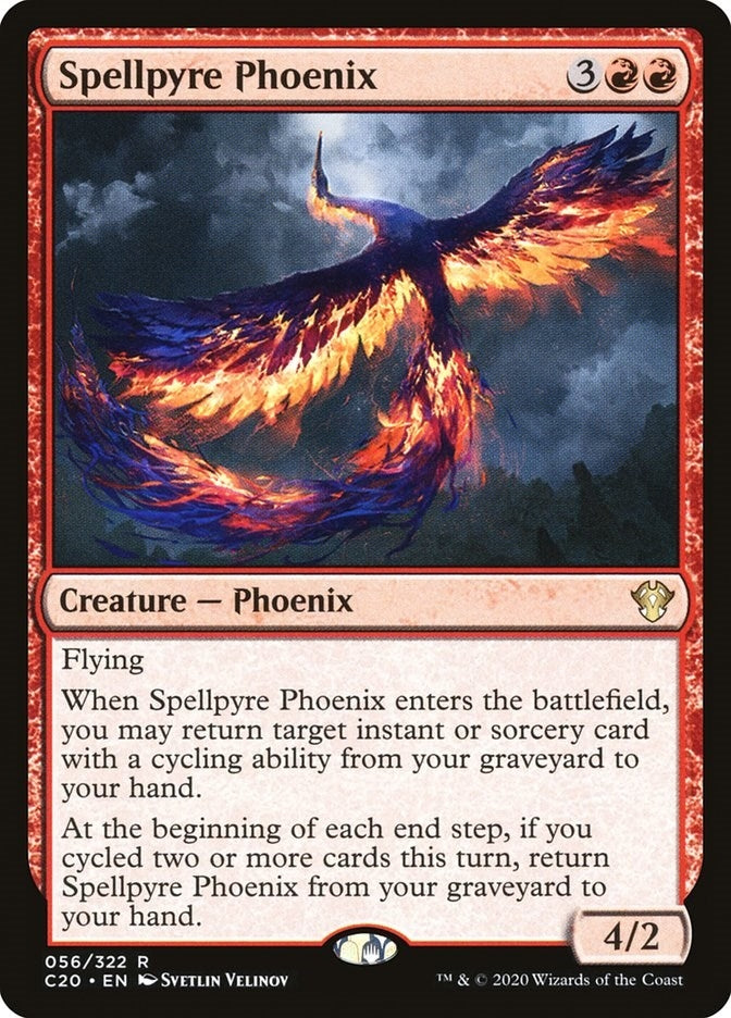Image for Spellpyre Phoenix (56) (Commander 2020) (C20) - Magic: The Gathering