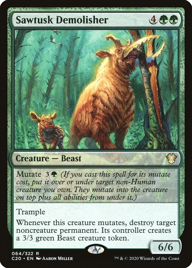 Image for Sawtusk Demolisher (64) (Commander 2020) (C20) - Magic: The Gathering