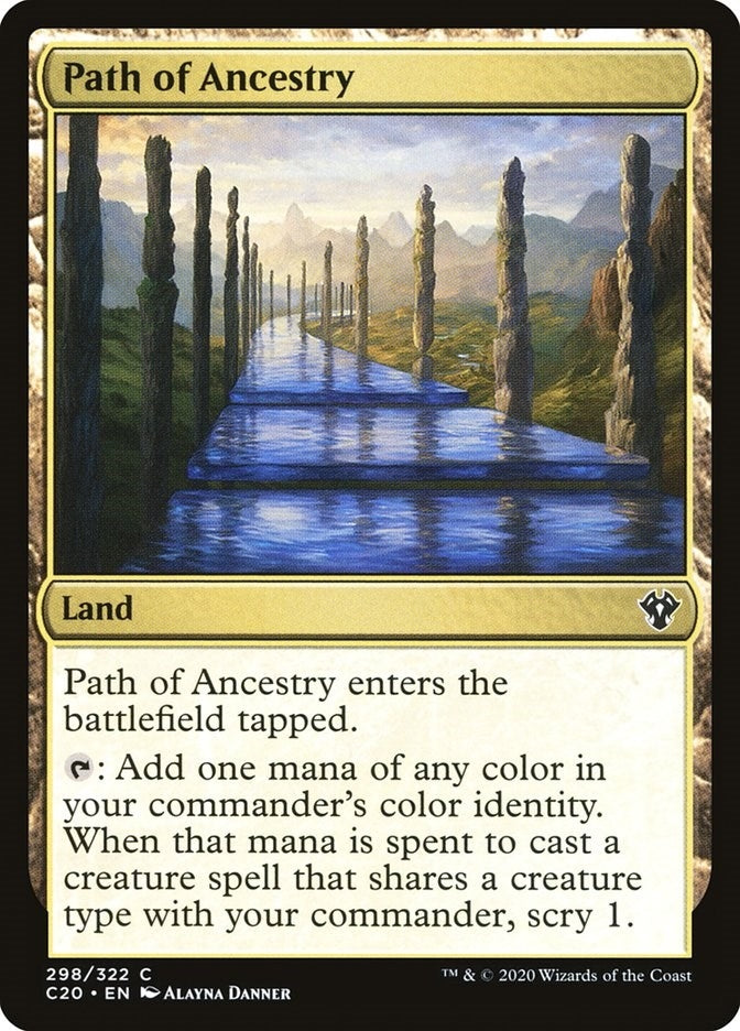 Image for Path of Ancestry (298) (Commander 2020) (C20) - Magic: The Gathering