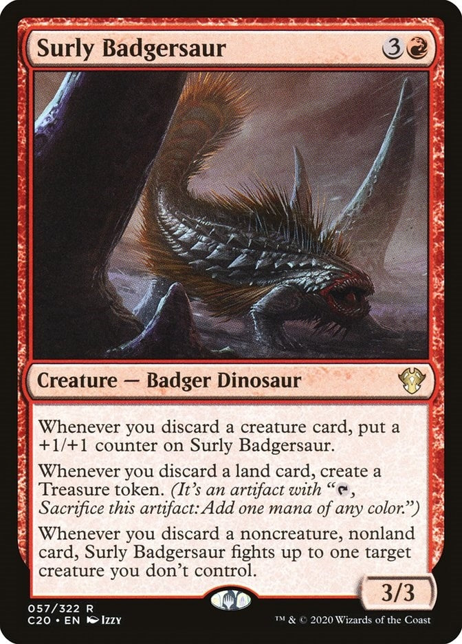 Image for Surly Badgersaur (57) (C20) - Magic: The Gathering